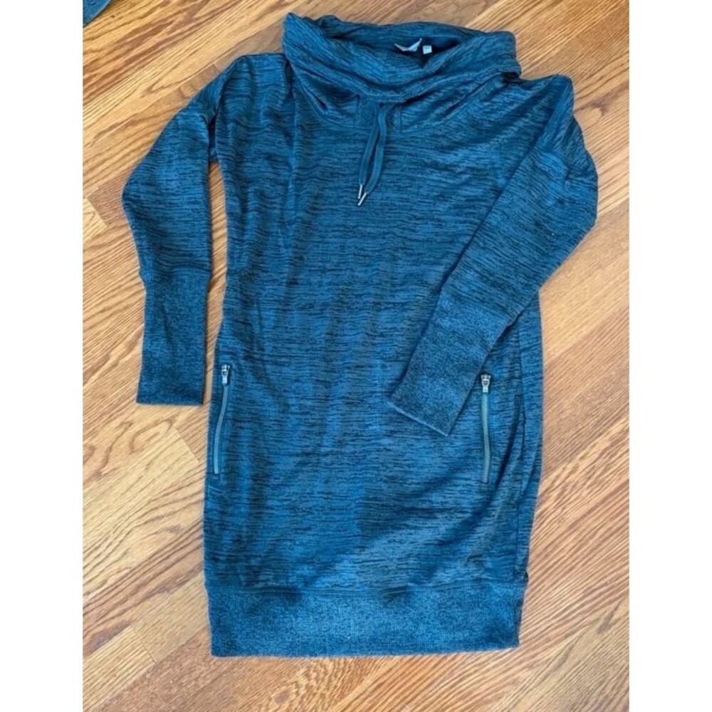 Athleta Cowl Neck Tunic Sweatshirt dress Womens Small
